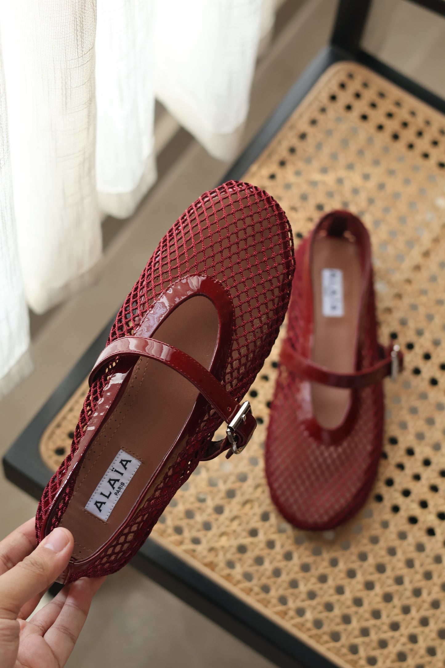Mesh Ballets Flats