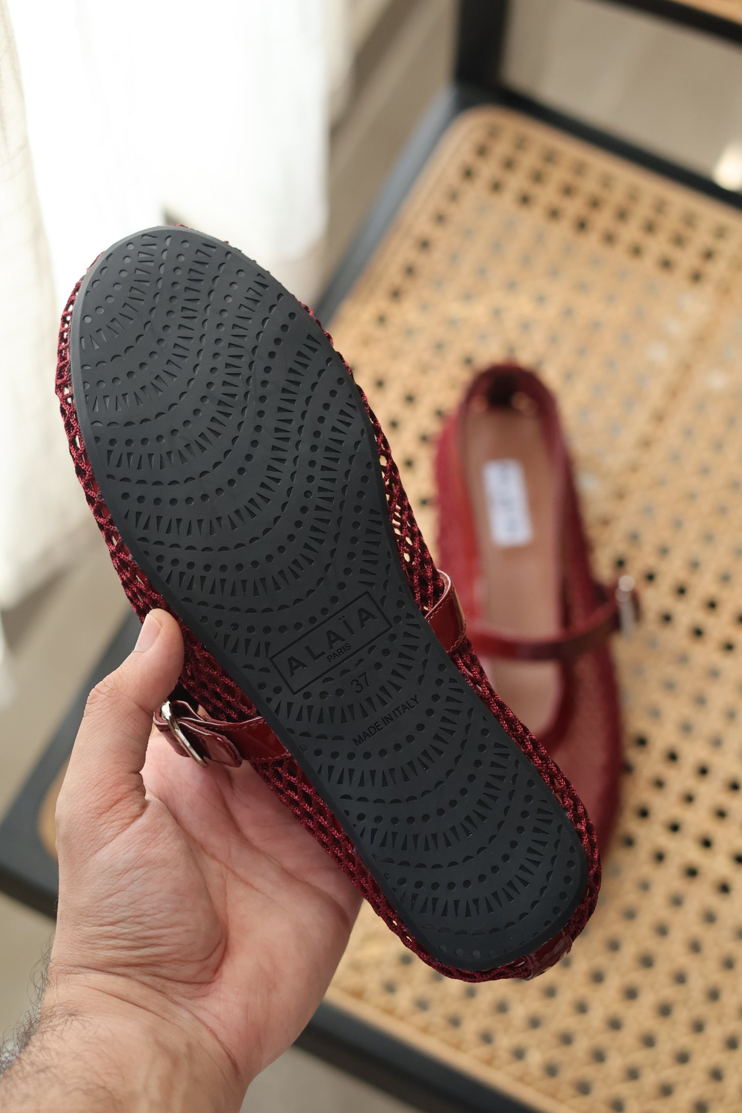 Mesh Ballets Flats