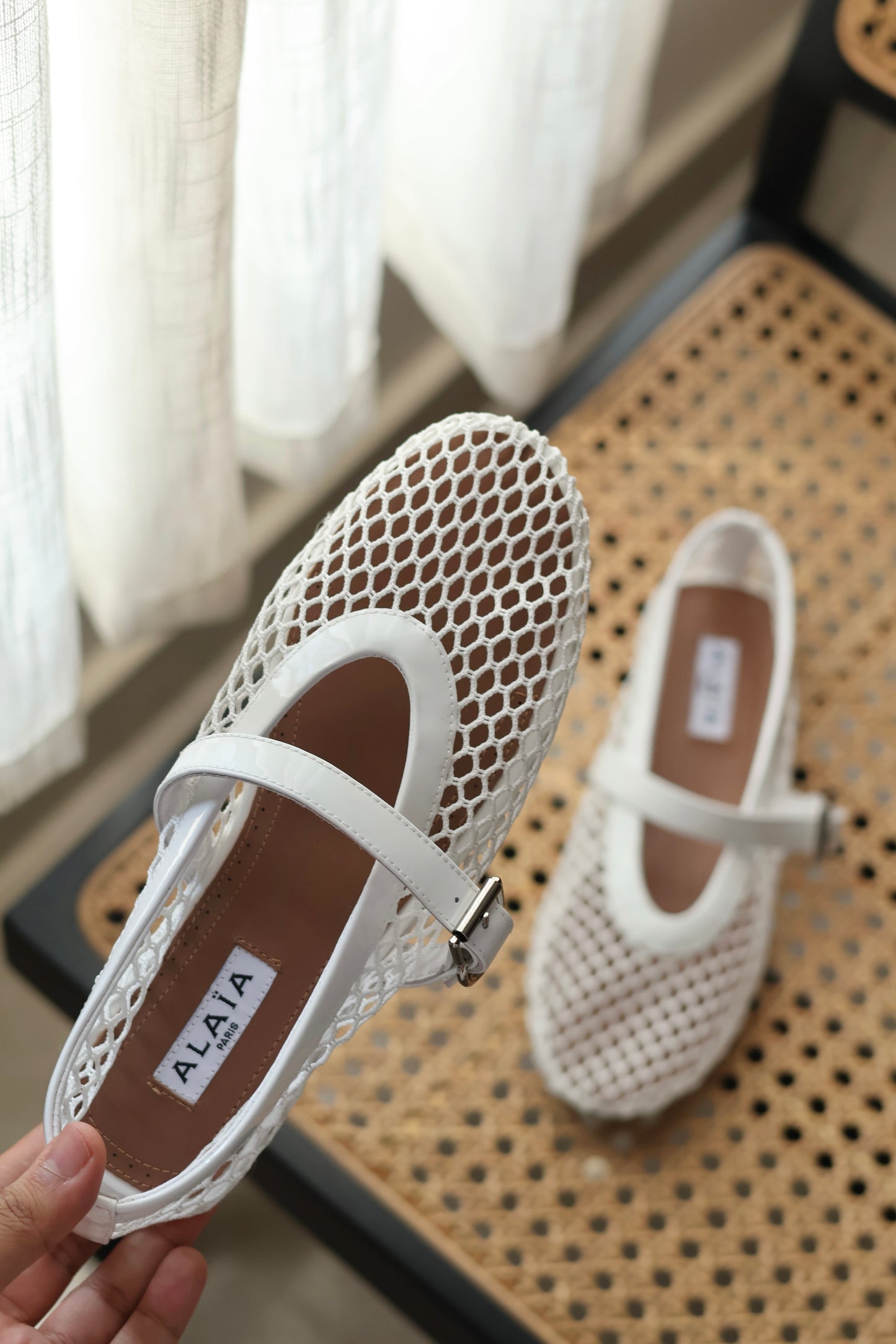 Mesh Ballets Flats