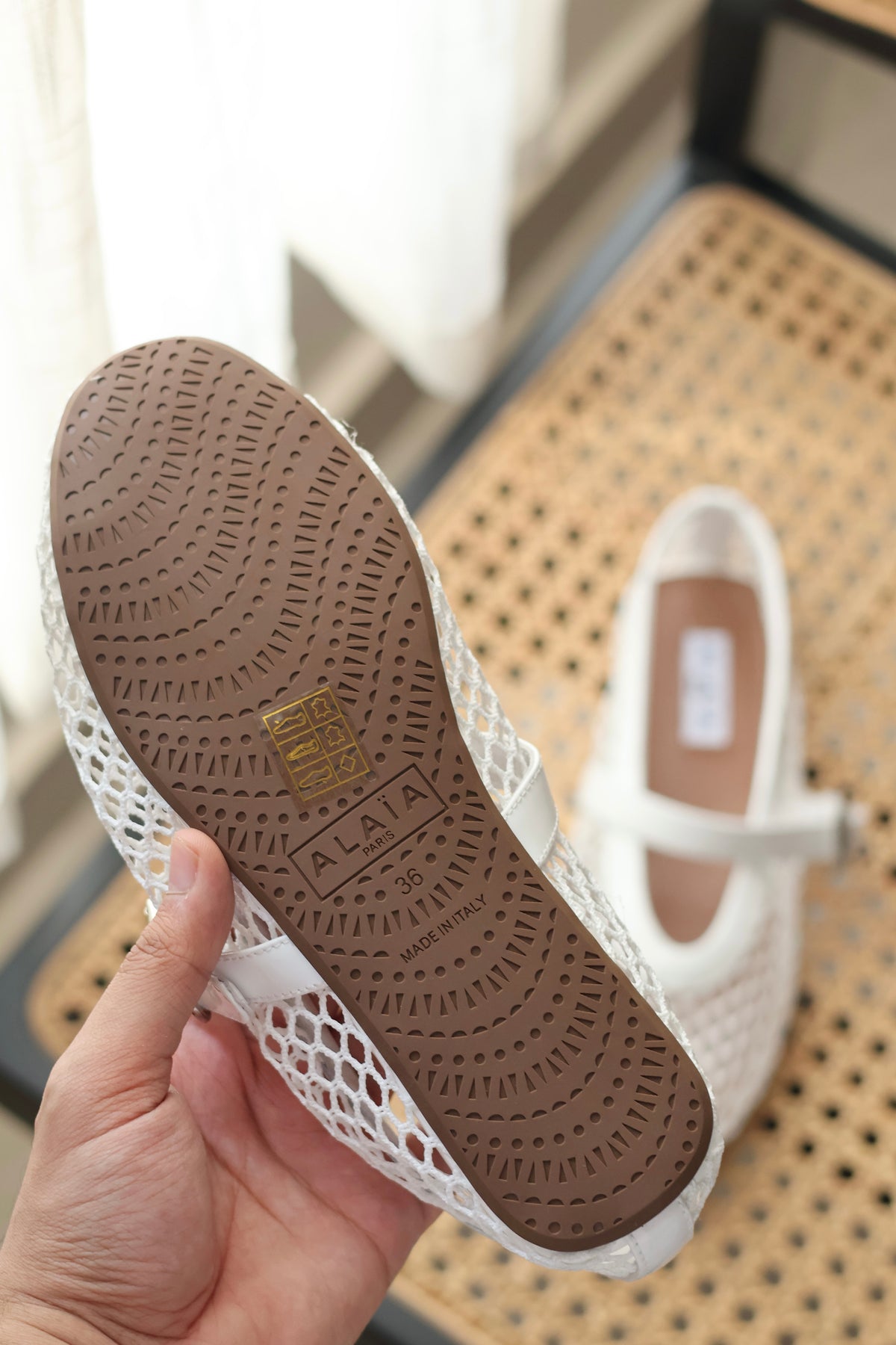 Mesh Ballets Flats