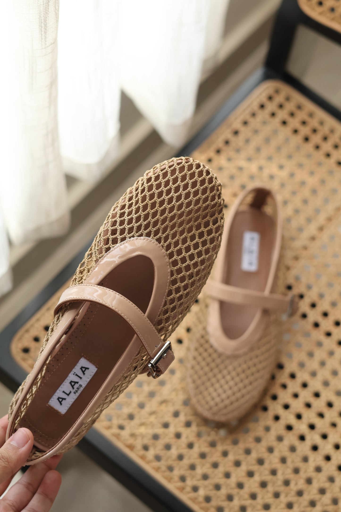 Mesh Ballets Flats