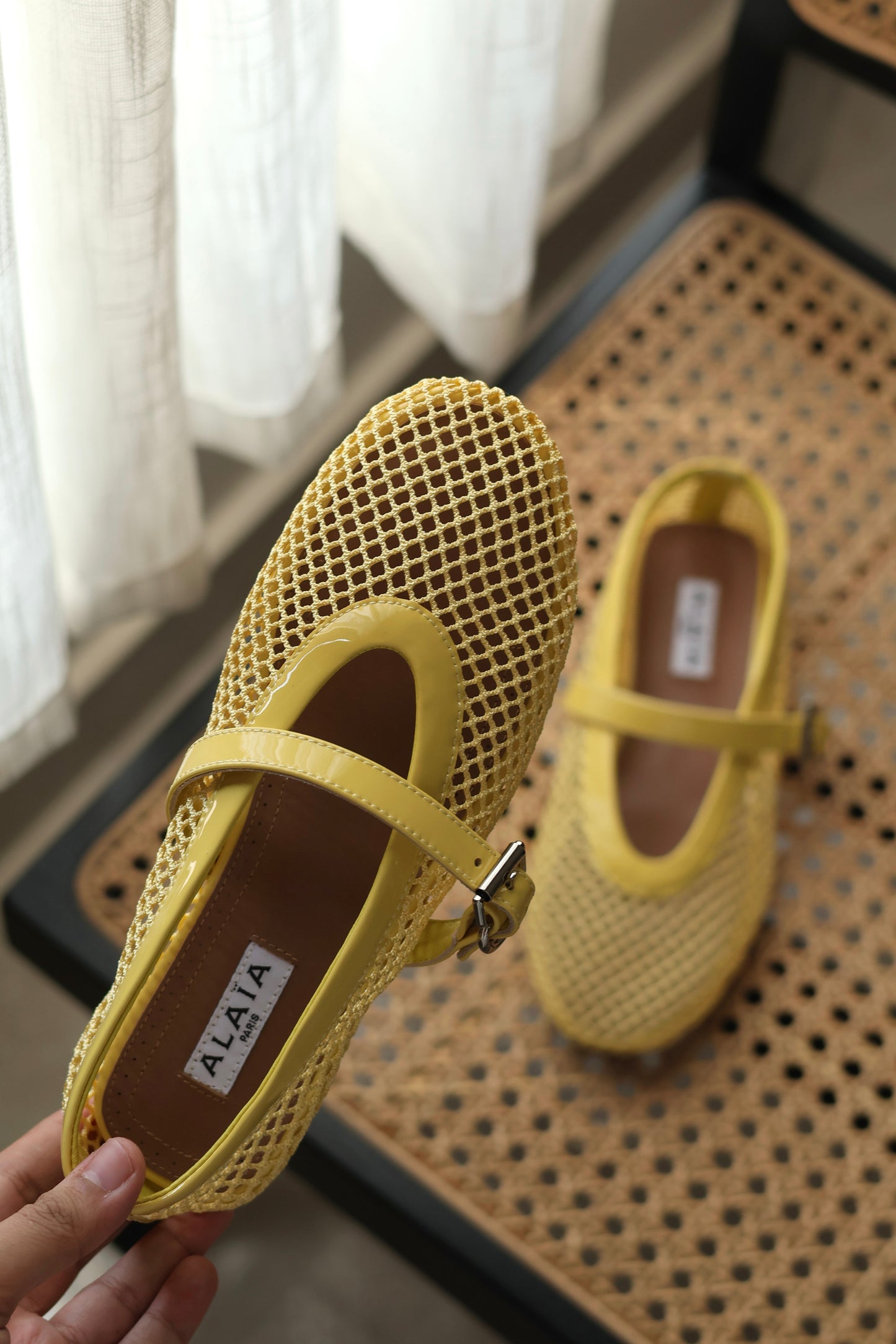 Mesh Ballets Flats