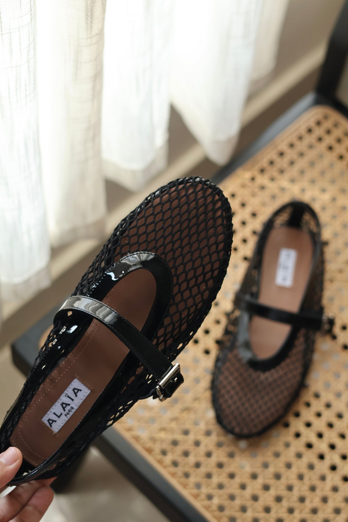 Mesh Ballets Flats