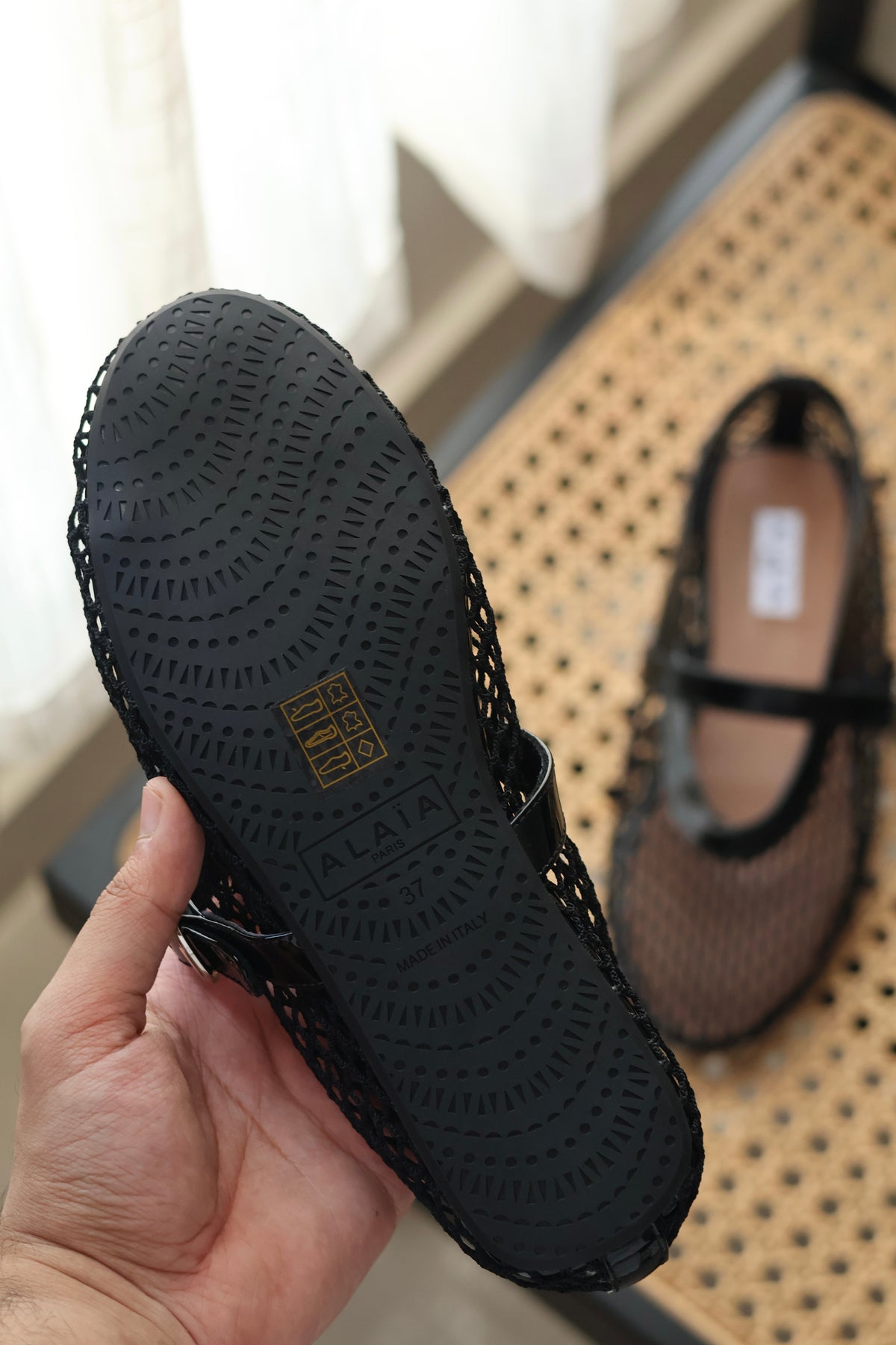Mesh Ballets Flats