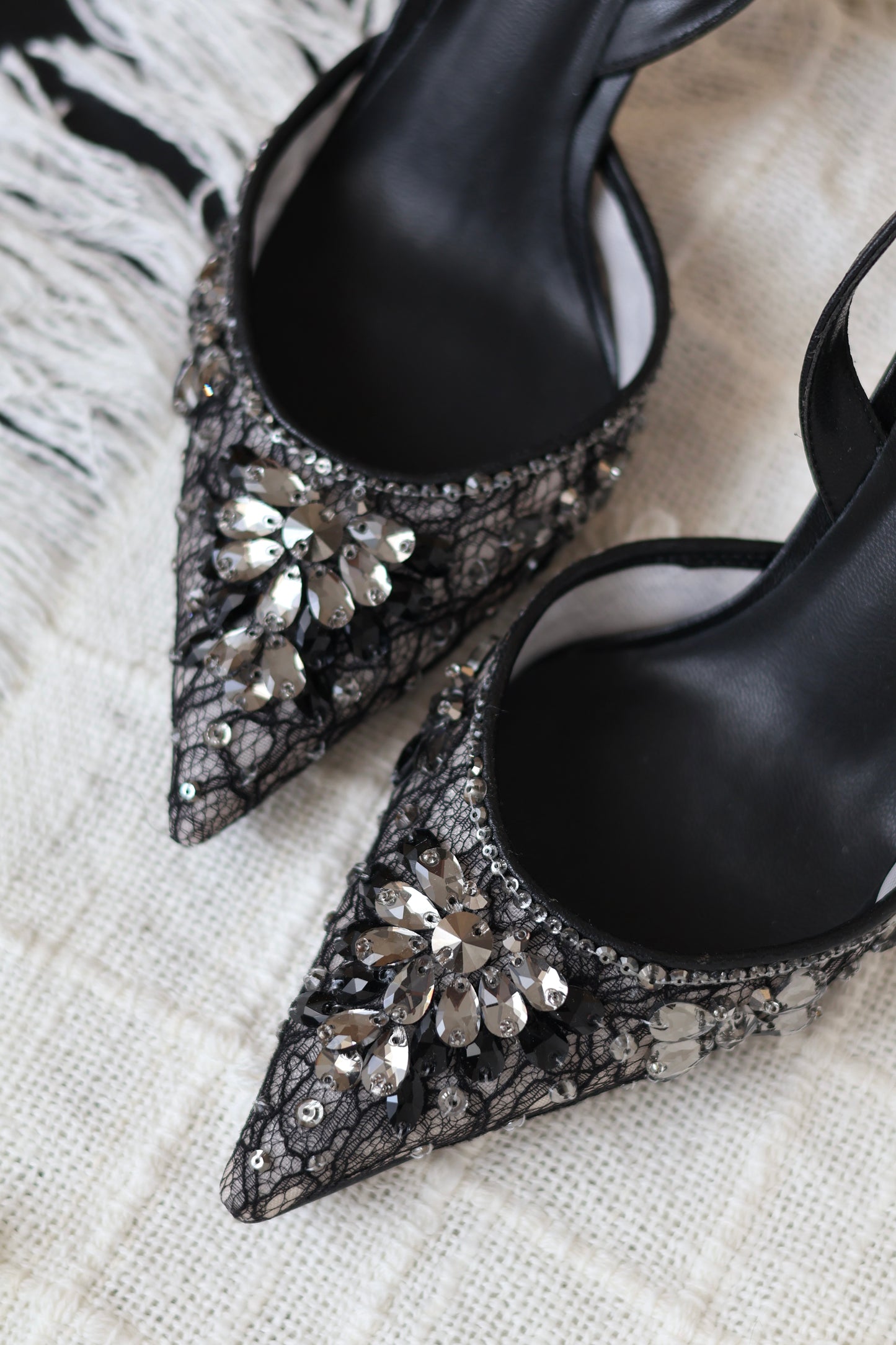 Cinderella Slingback With Crystal 80