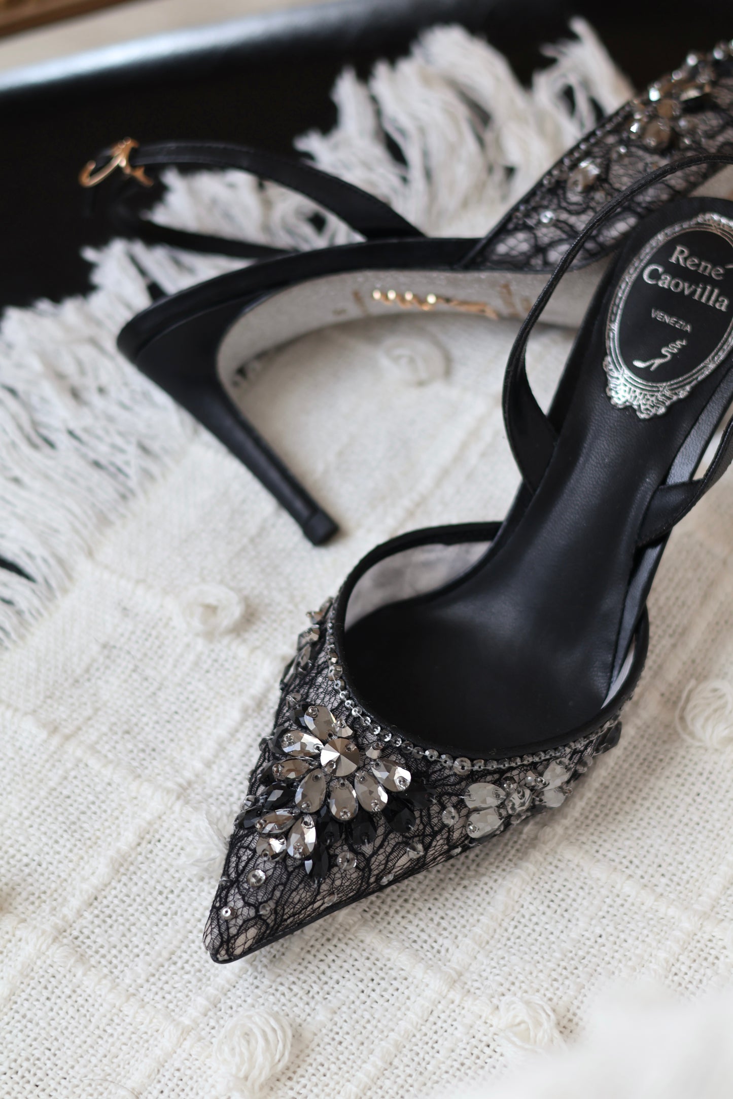 Cinderella Slingback With Crystal 80