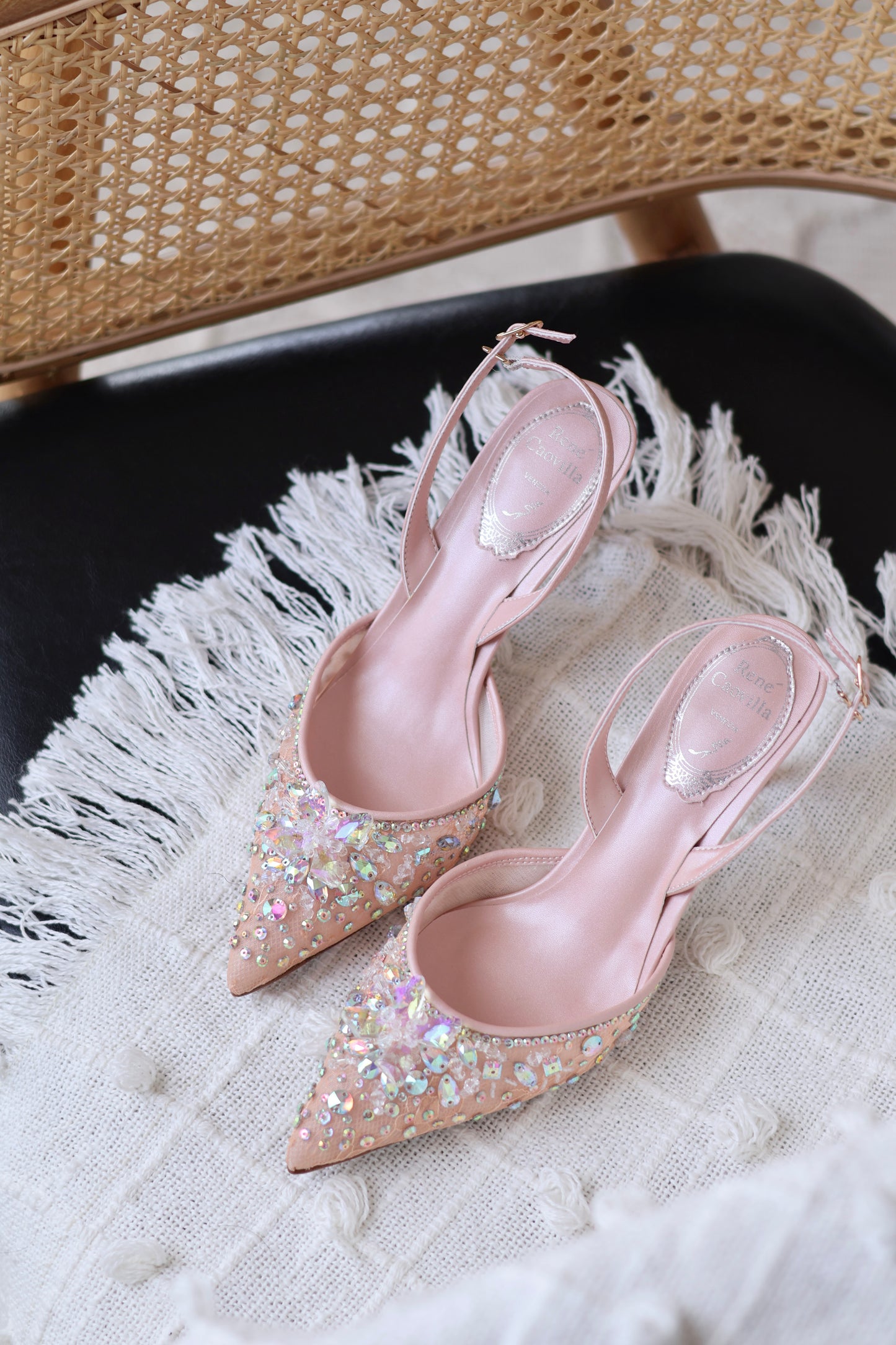 Cinderella Slingback With Crystal 80