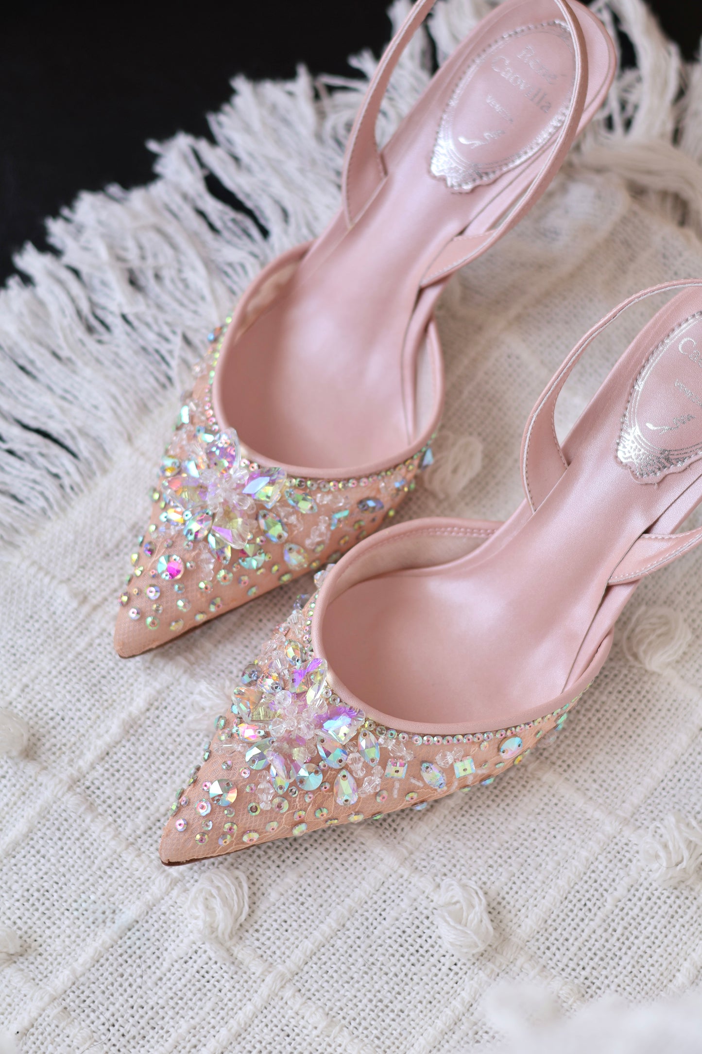Cinderella Slingback With Crystal 80
