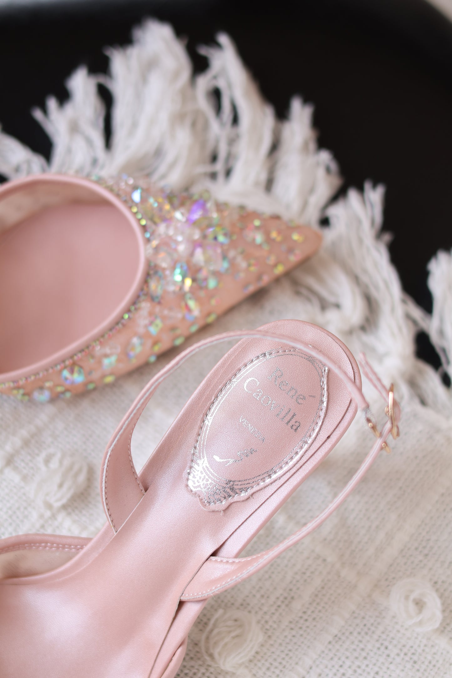 Cinderella Slingback With Crystal 80