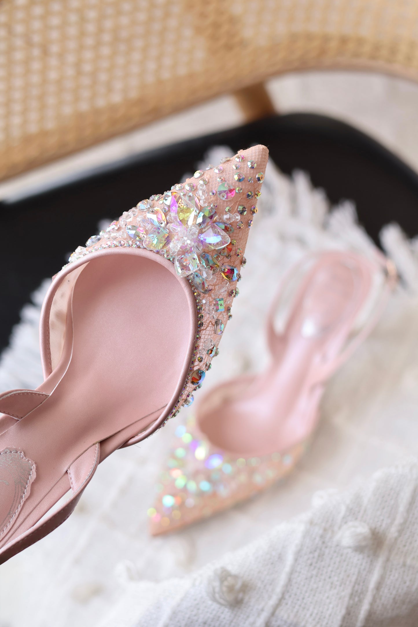 Cinderella Slingback With Crystal 80