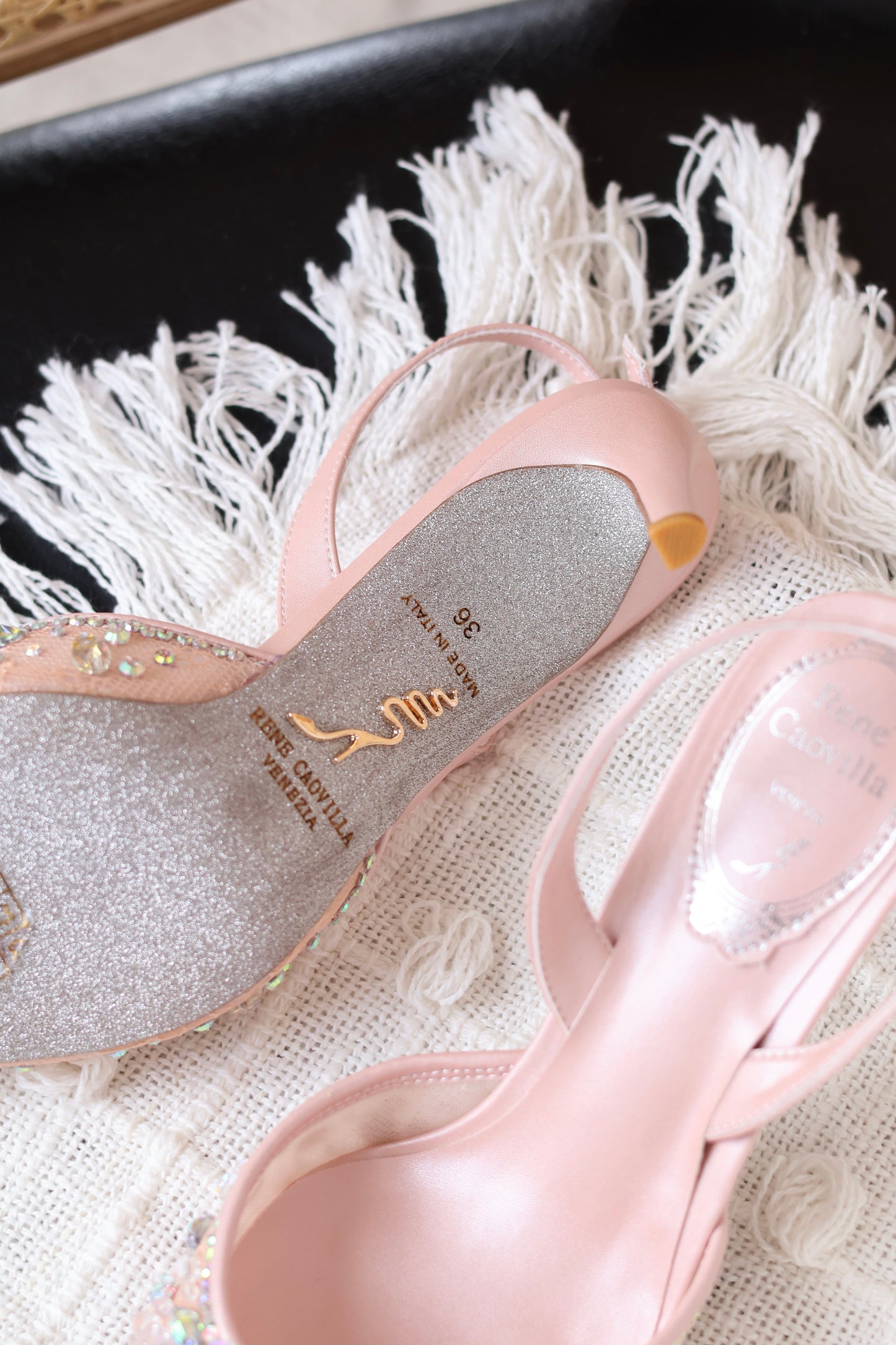 Cinderella Slingback With Crystal 80
