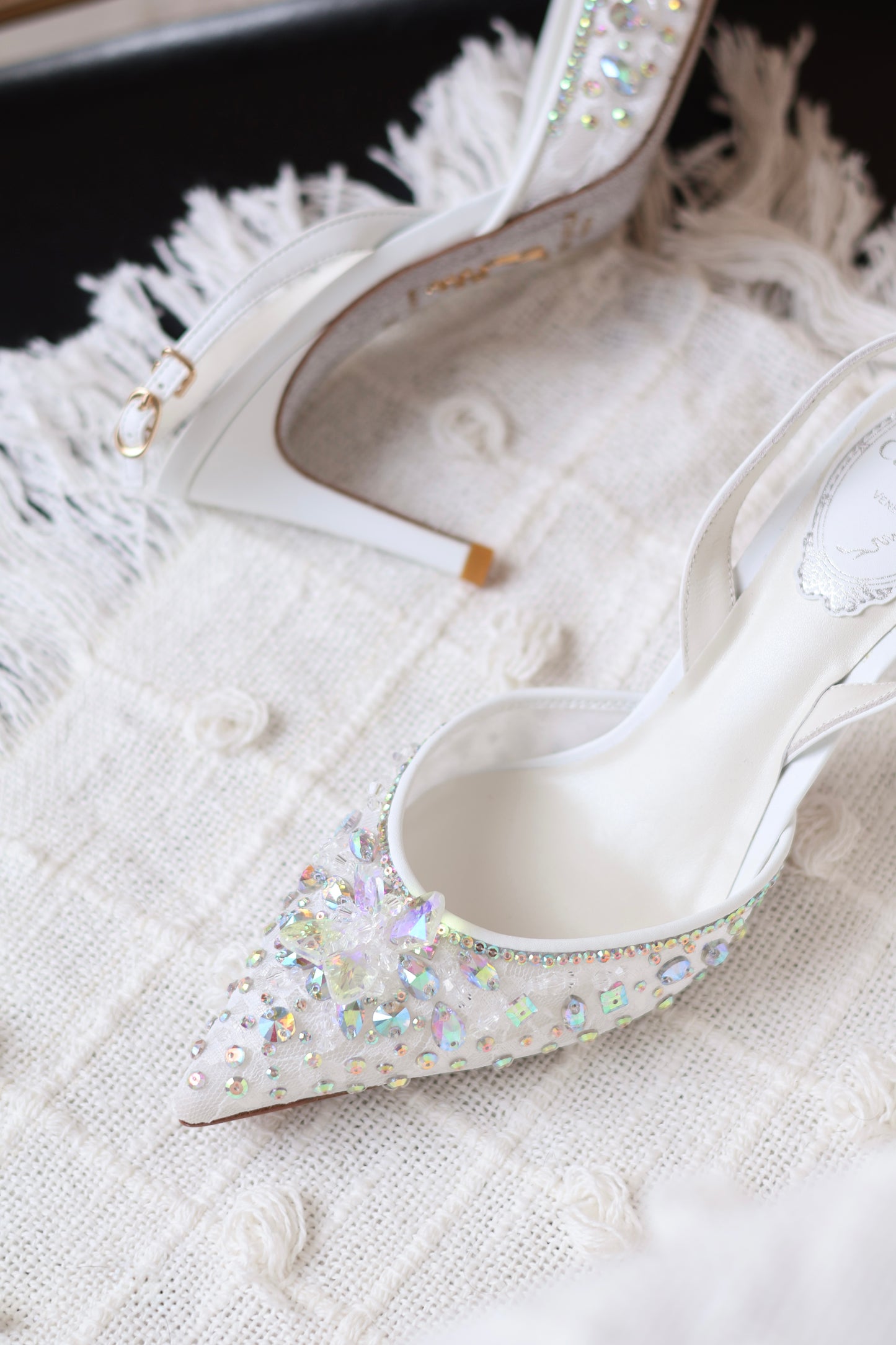 Cinderella Slingback With Crystal 80