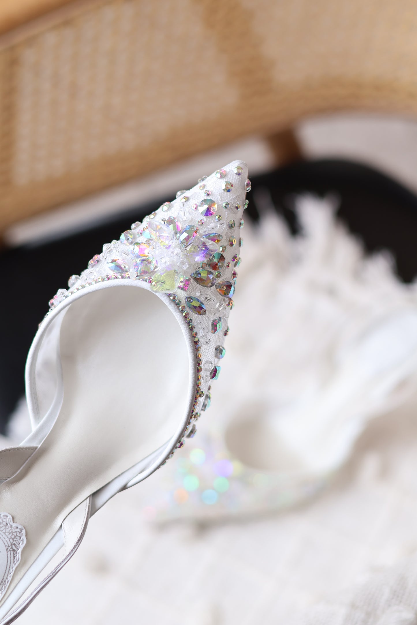 Cinderella Slingback With Crystal 80