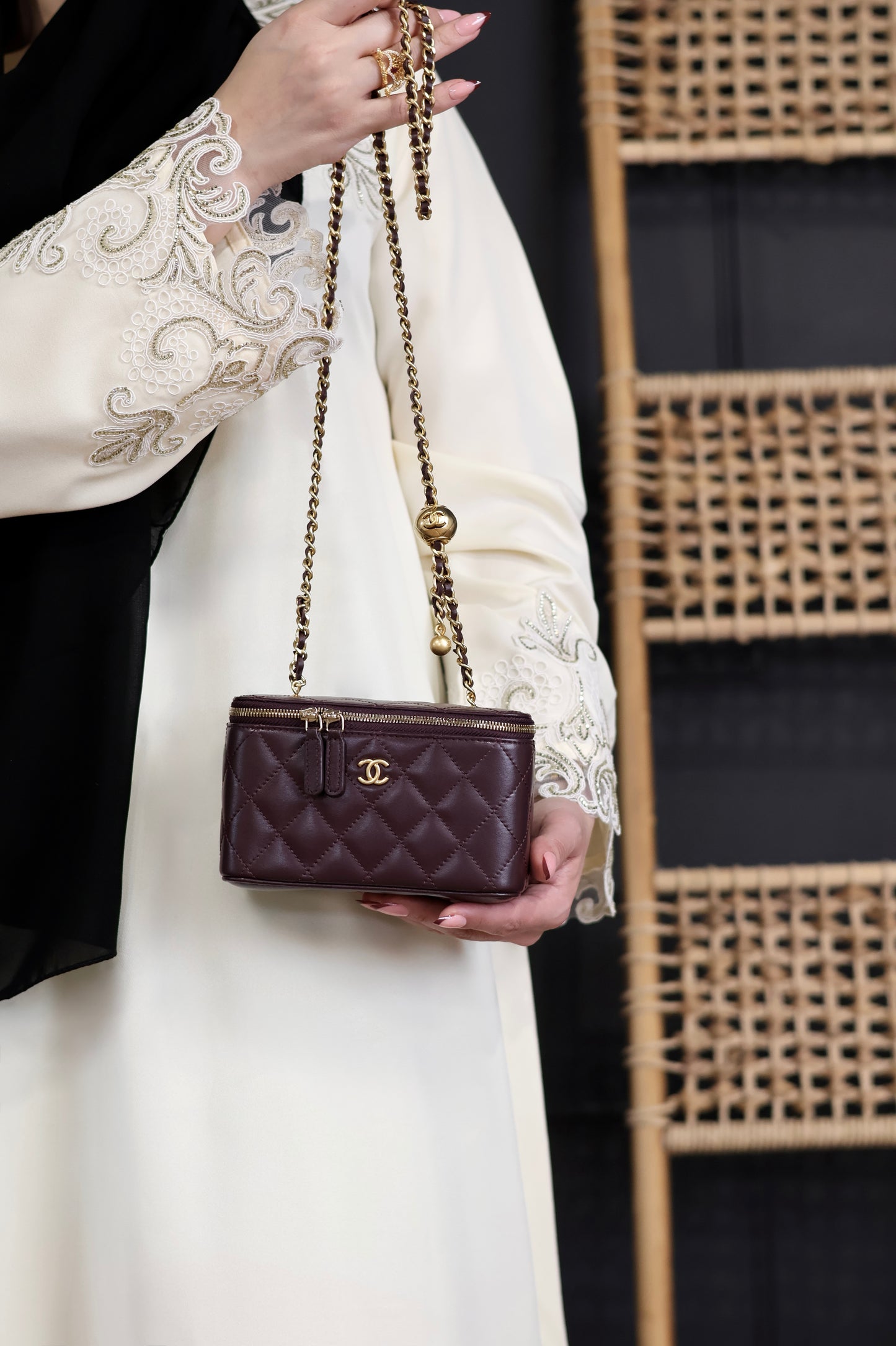 Long Vanity with Chain