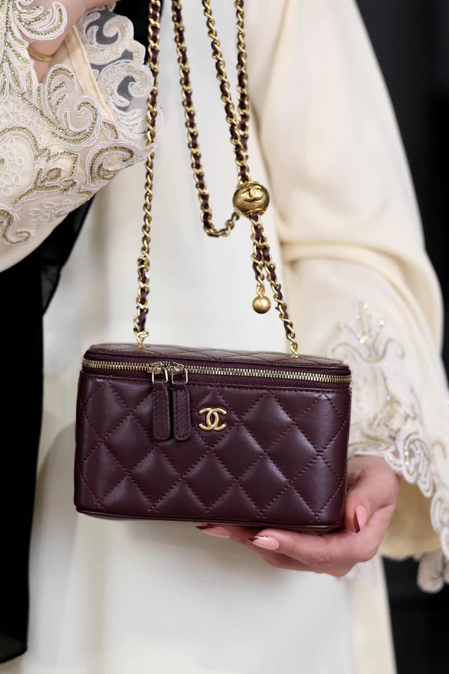 Long Vanity with Chain