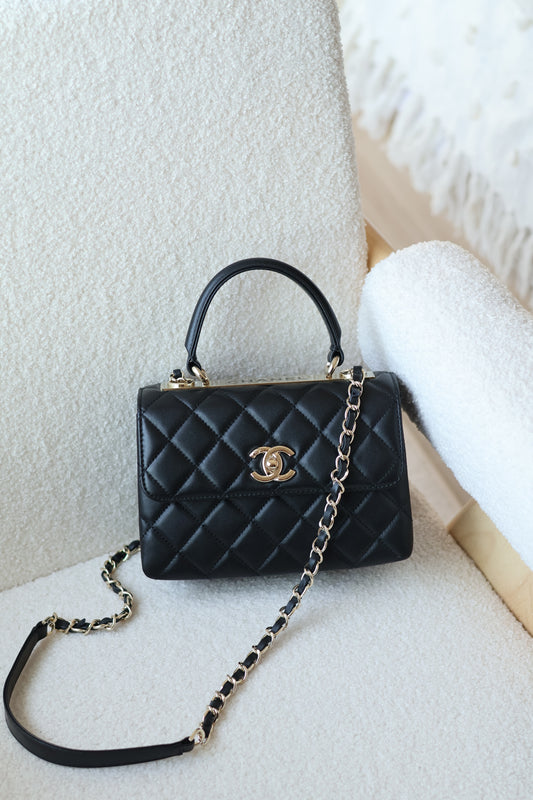 Mini Flap Bag with Top Handle