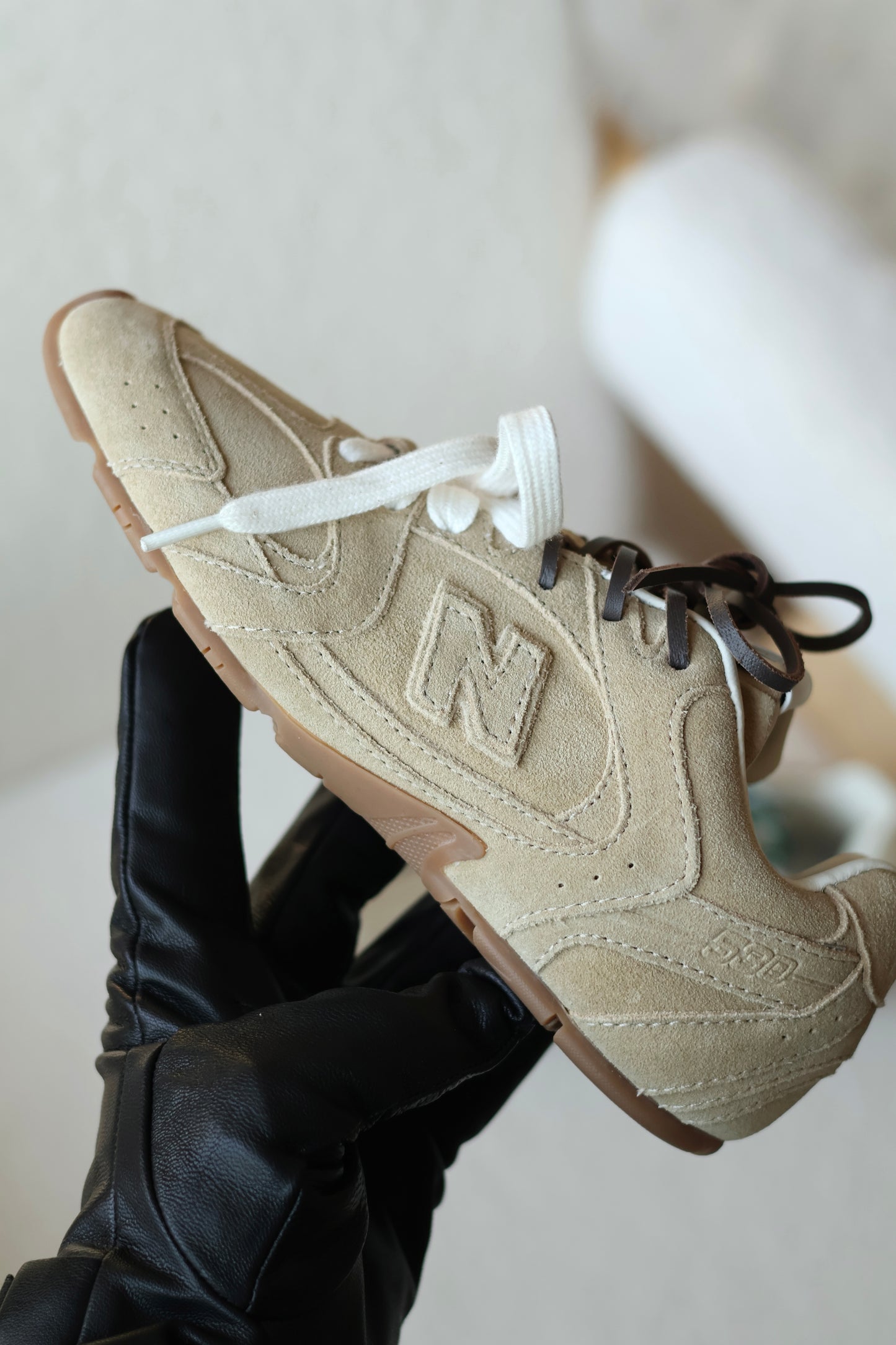 New Balance X Miu Miu 530 SL suede sneakers