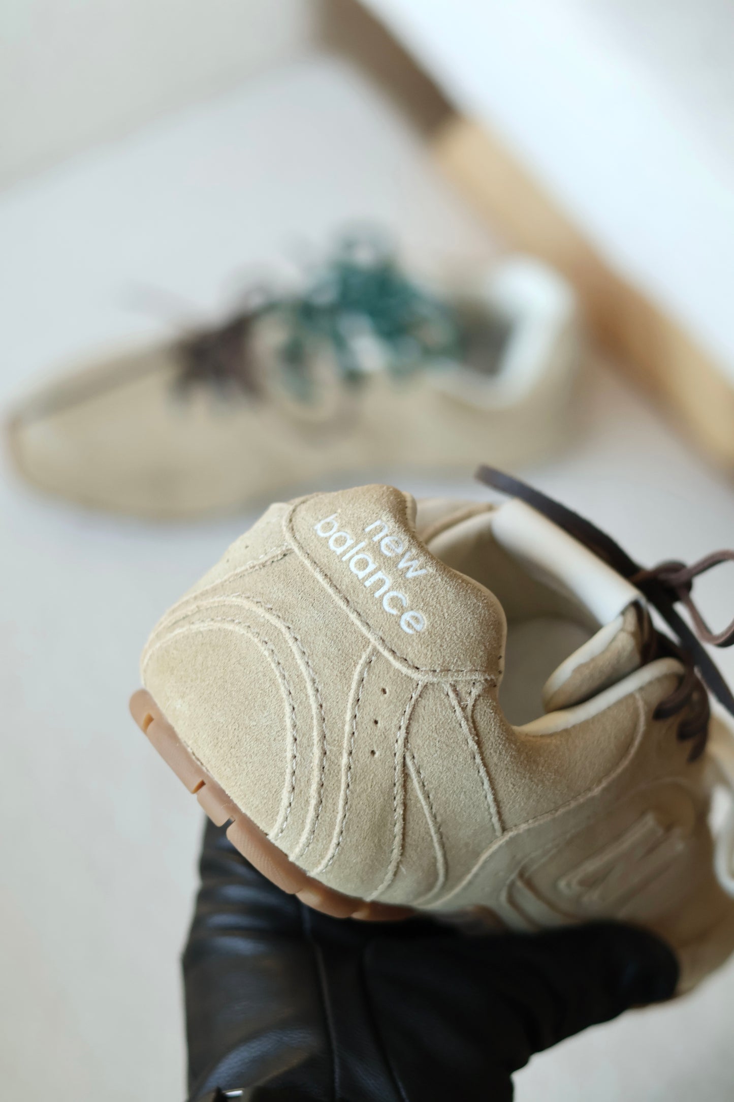 New Balance X Miu Miu 530 SL suede sneakers